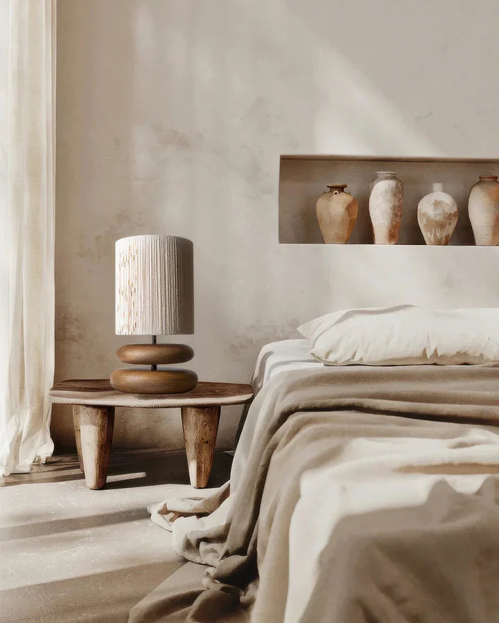 Satori rustige houten tafellamp