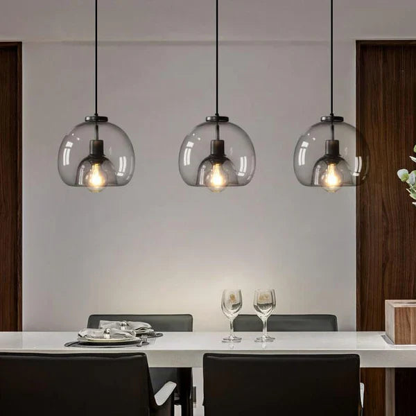 Handgeblazen glazen plafondlamp