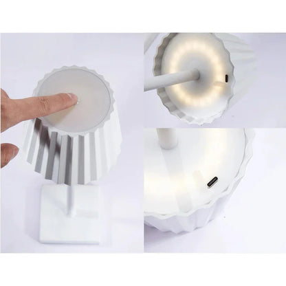 Draadloze LED-tafellamp, perfect voor moderne woonruimtes en stijlbewuste gebruikers