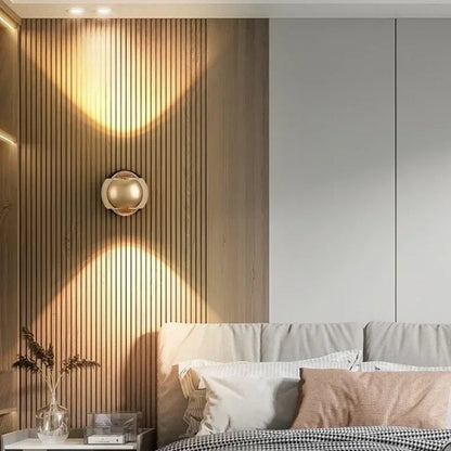 Draaibare dubbelzijdige wandlamp