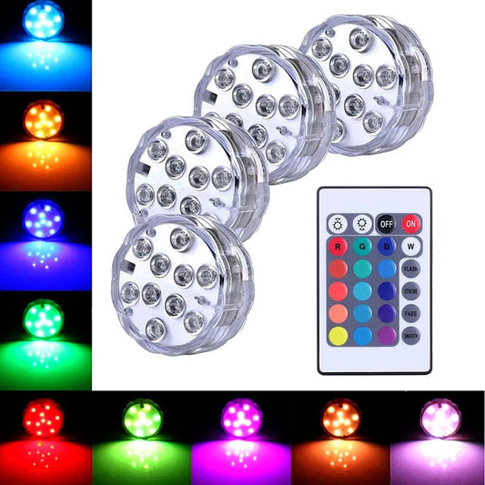 Onderwaterzwembadverlichting met 10 LED's