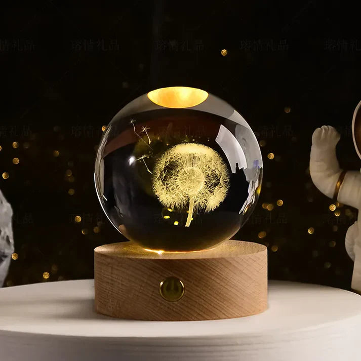 Gloeiende 3D-kristallen nachtlampjes - Unieke cadeaus voor alle gelegenheden