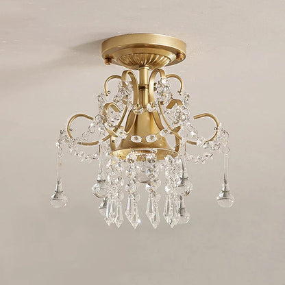 Weelderige kristallen lamp