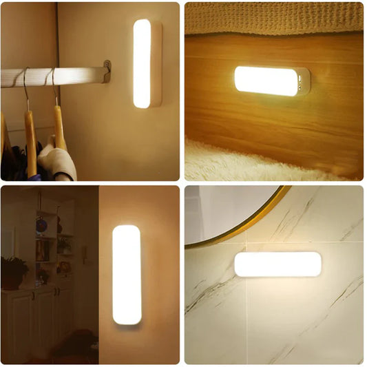 LED USB oplaadbare draadloze bewegingssensor wandlamp licht
