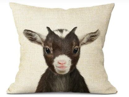 BeastiesKussen | schattige kussenslopen met babydiermotieven