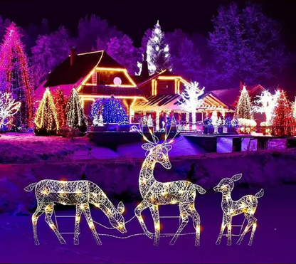 Gloeiend hert | rendieren kerstversiering