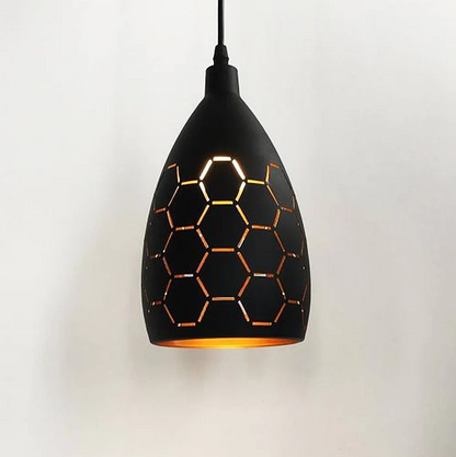 Besson hanglampen van metaal met patroon