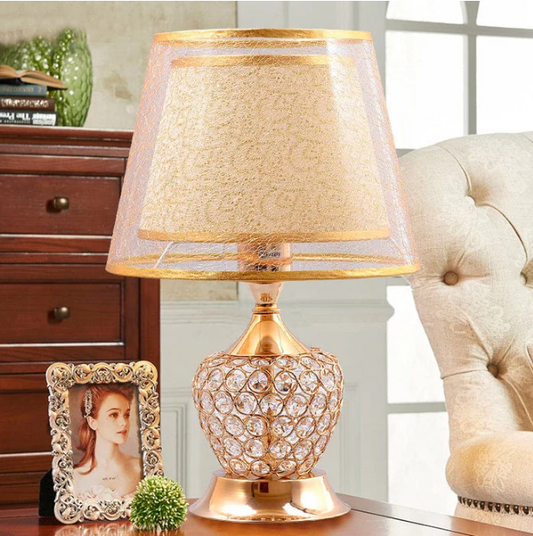 VintageGloed - Retro Urnen-Nachttischlampe