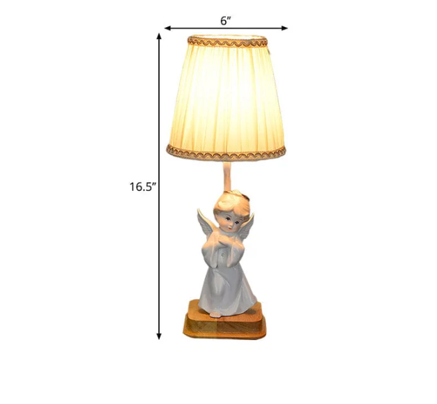 GlowAngel | bedlampje met engelversiering