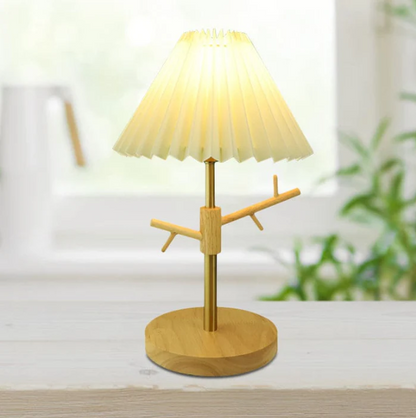 GloShine | Scandinavische opvouwbare bedlamp met decoratieve decoratieve ophanging