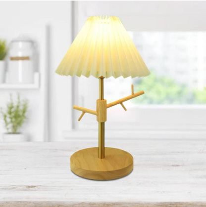 GloShine | Scandinavische opvouwbare bedlamp met decoratieve decoratieve ophanging