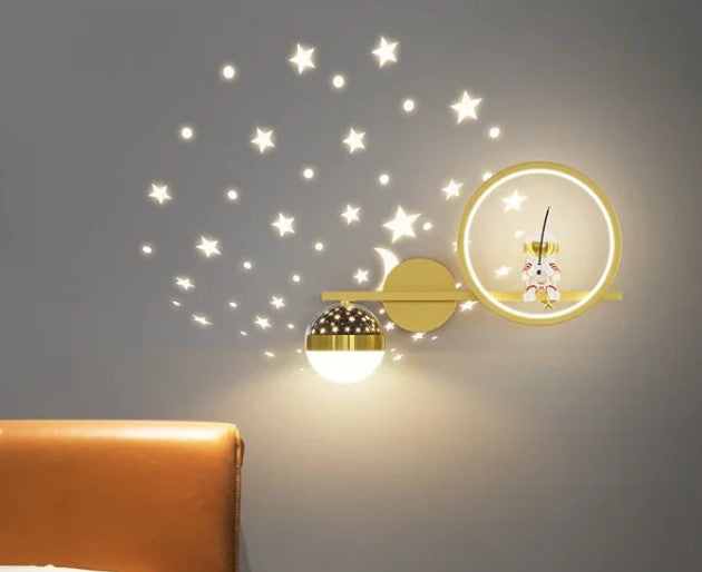 Astrolamp | Astronaut wandlamp voor kinderen