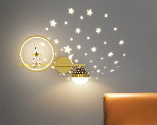 Astrolamp | Astronaut wandlamp voor kinderen
