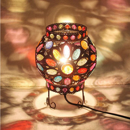 Beadlight | nachttischlampe mit acrylkugeln