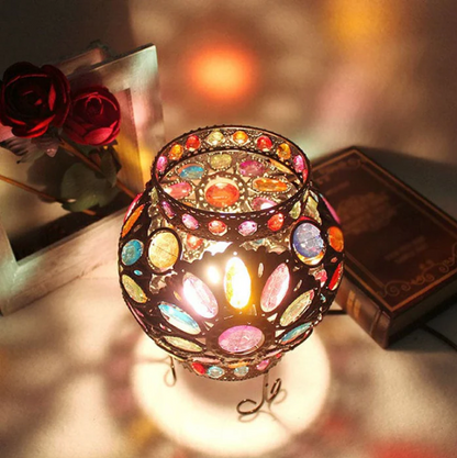 Beadlight | nachttischlampe mit acrylkugeln