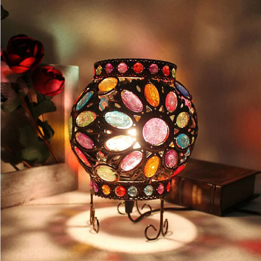 Beadlight | nachttischlampe mit acrylkugeln