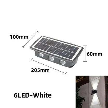 EcoBright - LED-wandlamp op zonne-energie