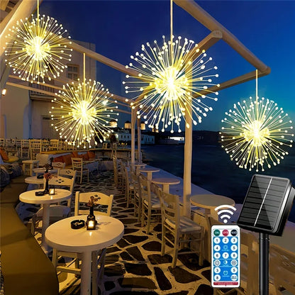 StarGlow - hangende vuurwerklamp op zonne-energie