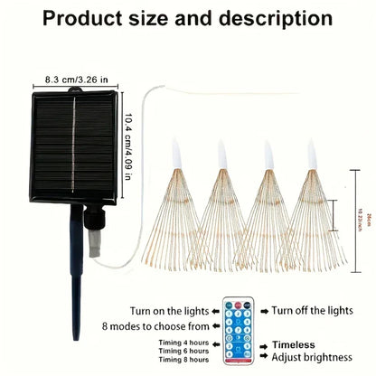 StarGlow - hangende vuurwerklamp op zonne-energie