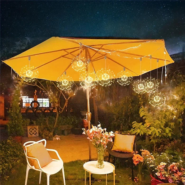 StarGlow - hangende vuurwerklamp op zonne-energie
