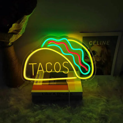 Quickbite - nachtlampje voor fastfood neonreclame