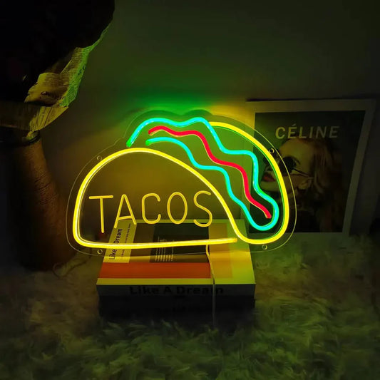 Quickbite - nachtlampje voor fastfood neonreclame