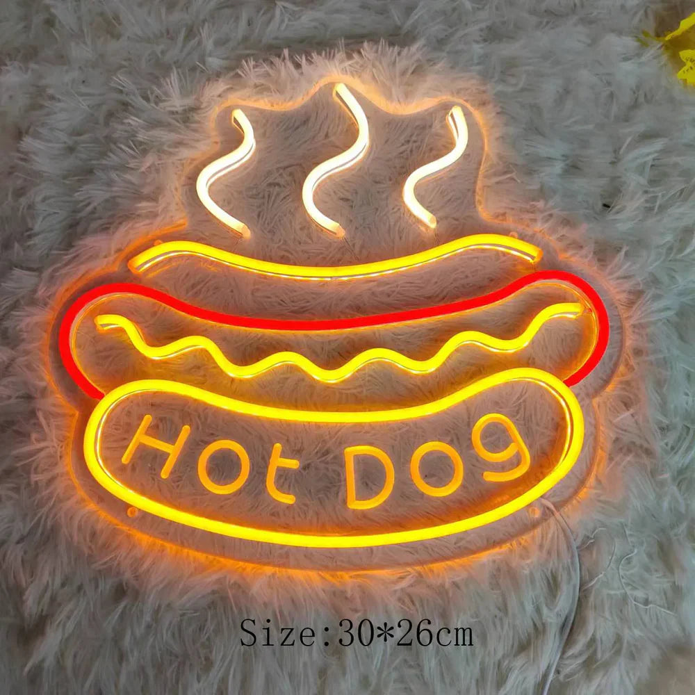 Quickbite - nachtlampje voor fastfood neonreclame