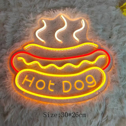 Quickbite - nachtlampje voor fastfood neonreclame