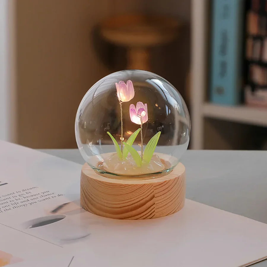 TulipGlow - tulp tafelbureaulamp