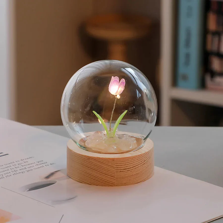 TulipGlow - tulp tafelbureaulamp