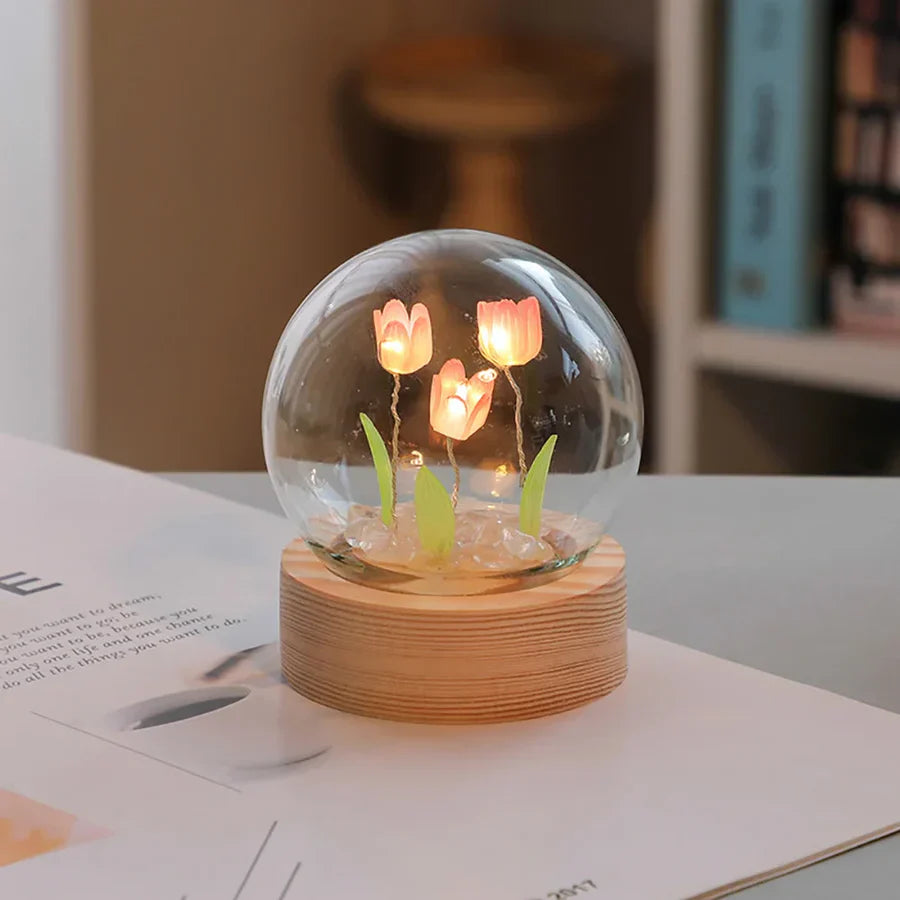TulipGlow - tulp tafelbureaulamp