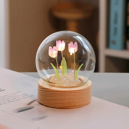 TulipGlow - tulp tafelbureaulamp