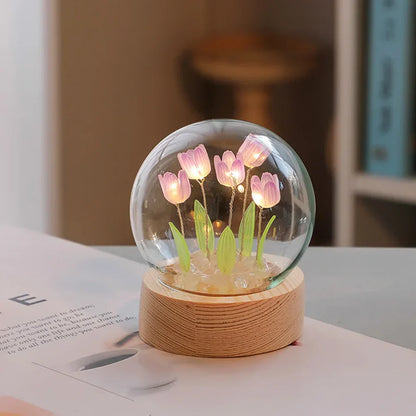 TulipGlow - tulp tafelbureaulamp