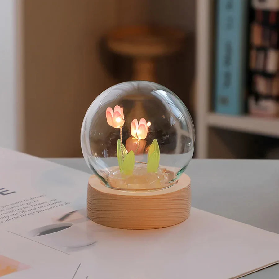 TulipGlow - tulp tafelbureaulamp