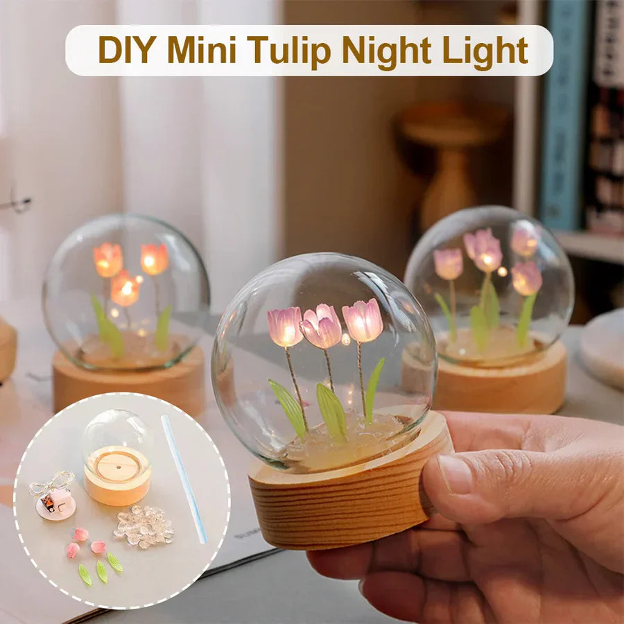 TulipGlow - tulp tafelbureaulamp