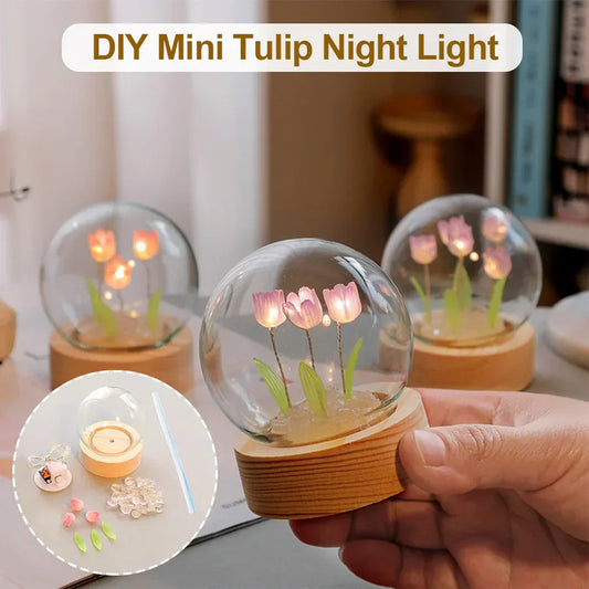 TulipGlow - tulp tafelbureaulamp