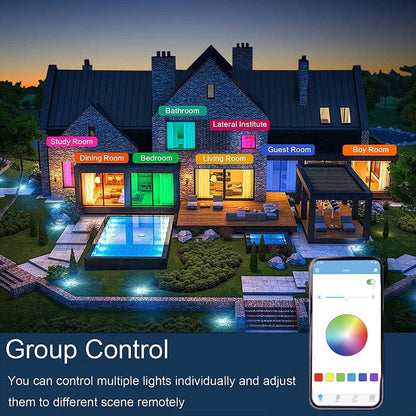 Intelligente moderne rgb plafondlamp