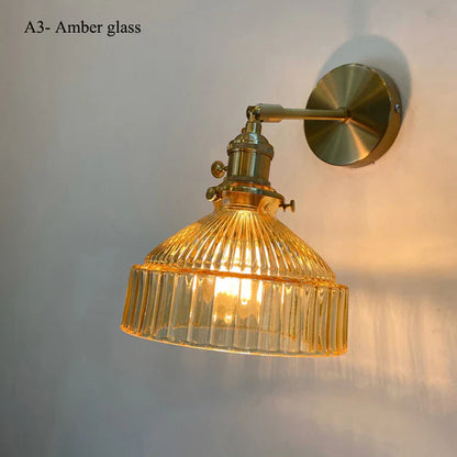 Scandinavische vintage wandlamp