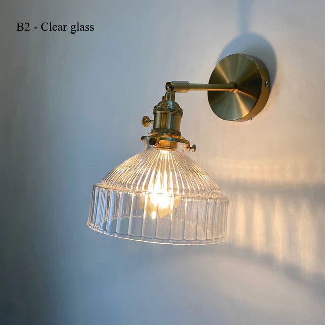 Scandinavische vintage wandlamp