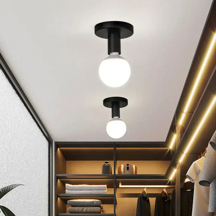Stralende eenvoud – zeer eenvoudige vintage hanglamp
