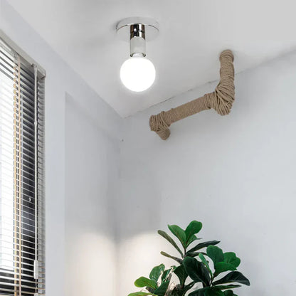 Stralende eenvoud – zeer eenvoudige vintage hanglamp