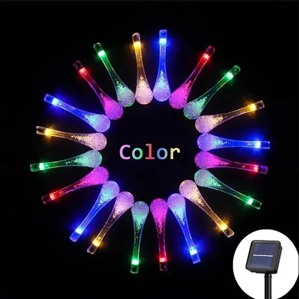 Dewdropdelight - dauwdruppel-lichtketting op zonne-energie