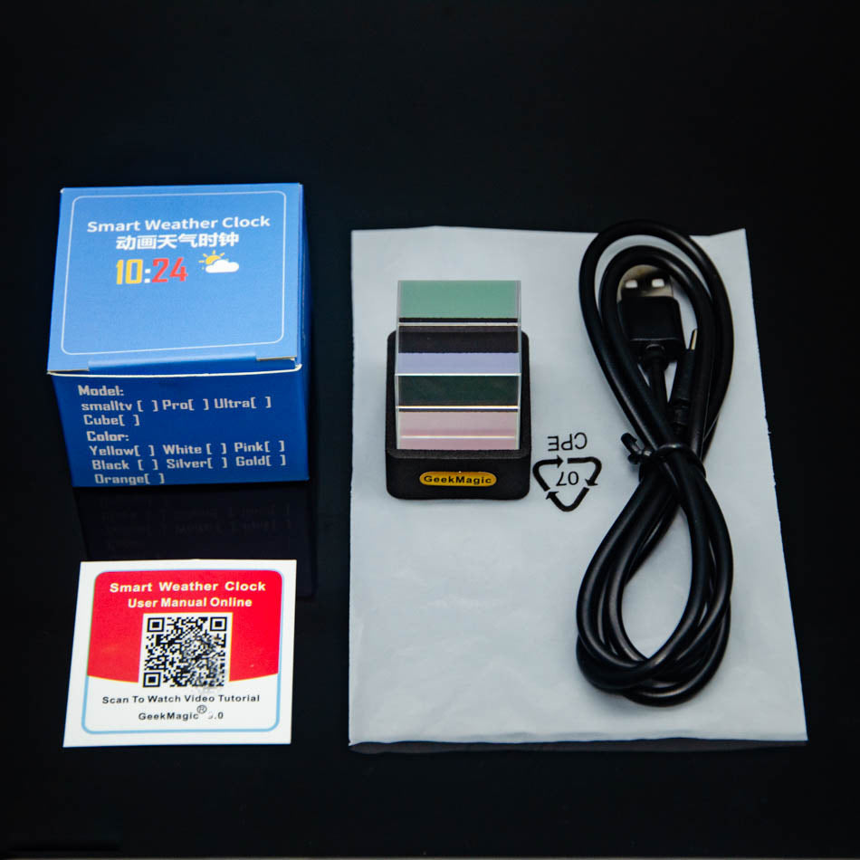 Trendy mini-transparant wifi-natter display