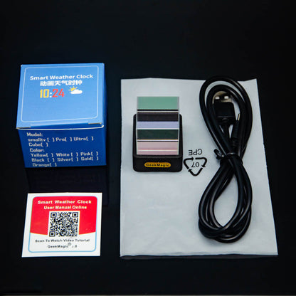 Trendy mini-transparant wifi-natter display