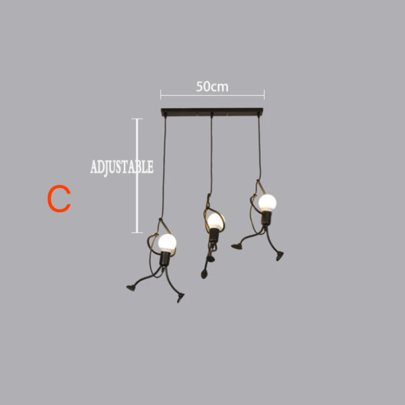 Retro hanglamp iron man