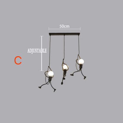 Retro hanglamp iron man