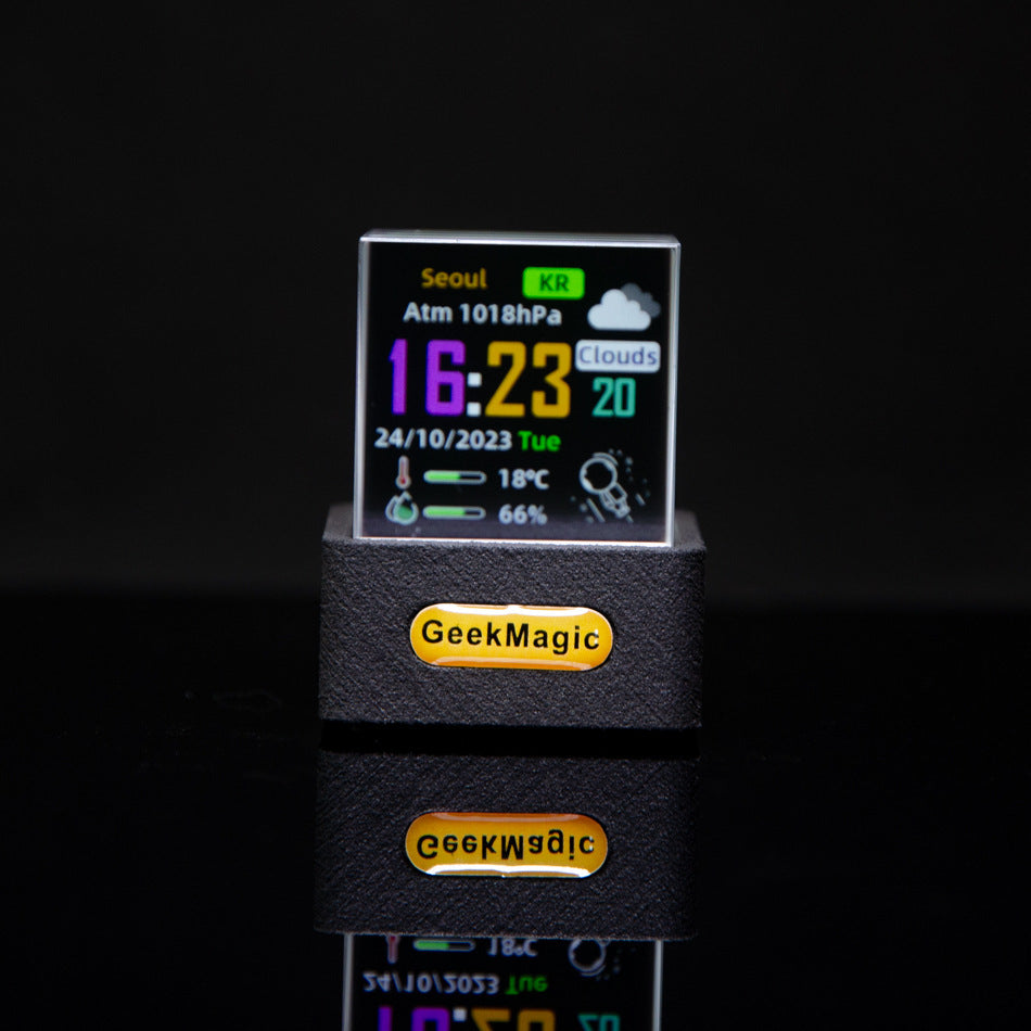 Trendy mini-transparant wifi-natter display