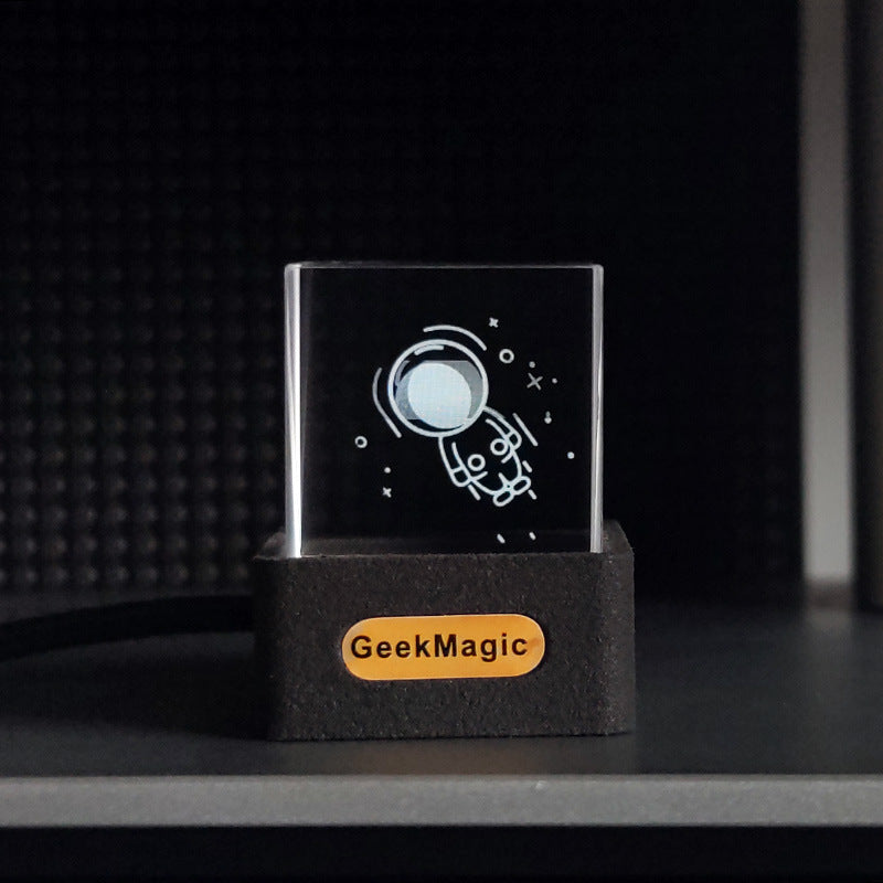 Trendy mini-transparant wifi-natter display