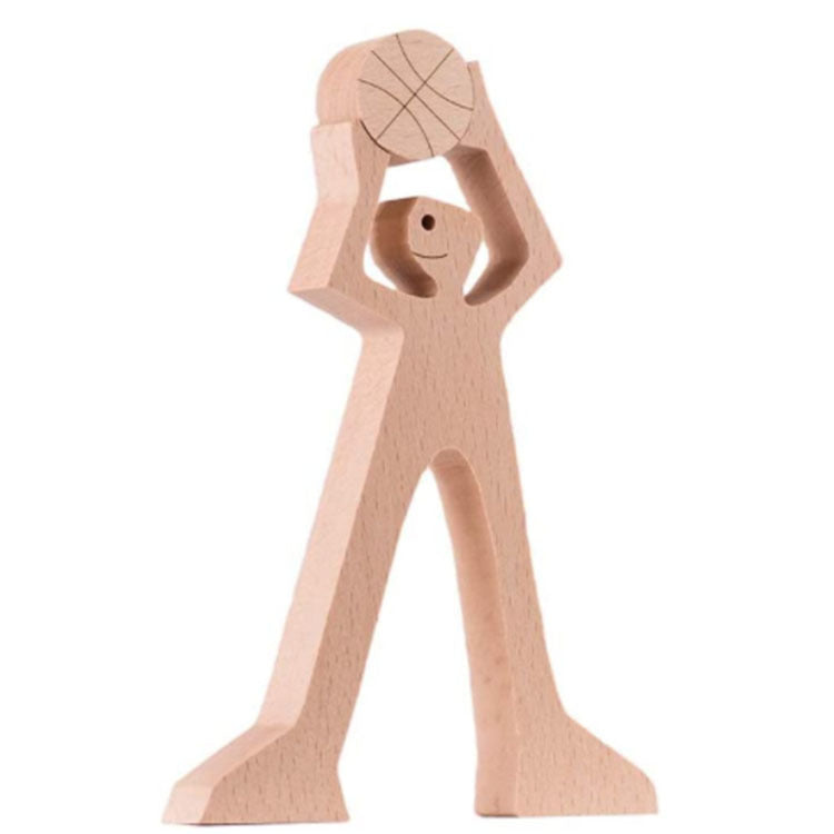Houten puppy's Scandinavische decoratie