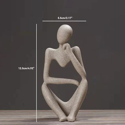 De beelden van de abstracte denker